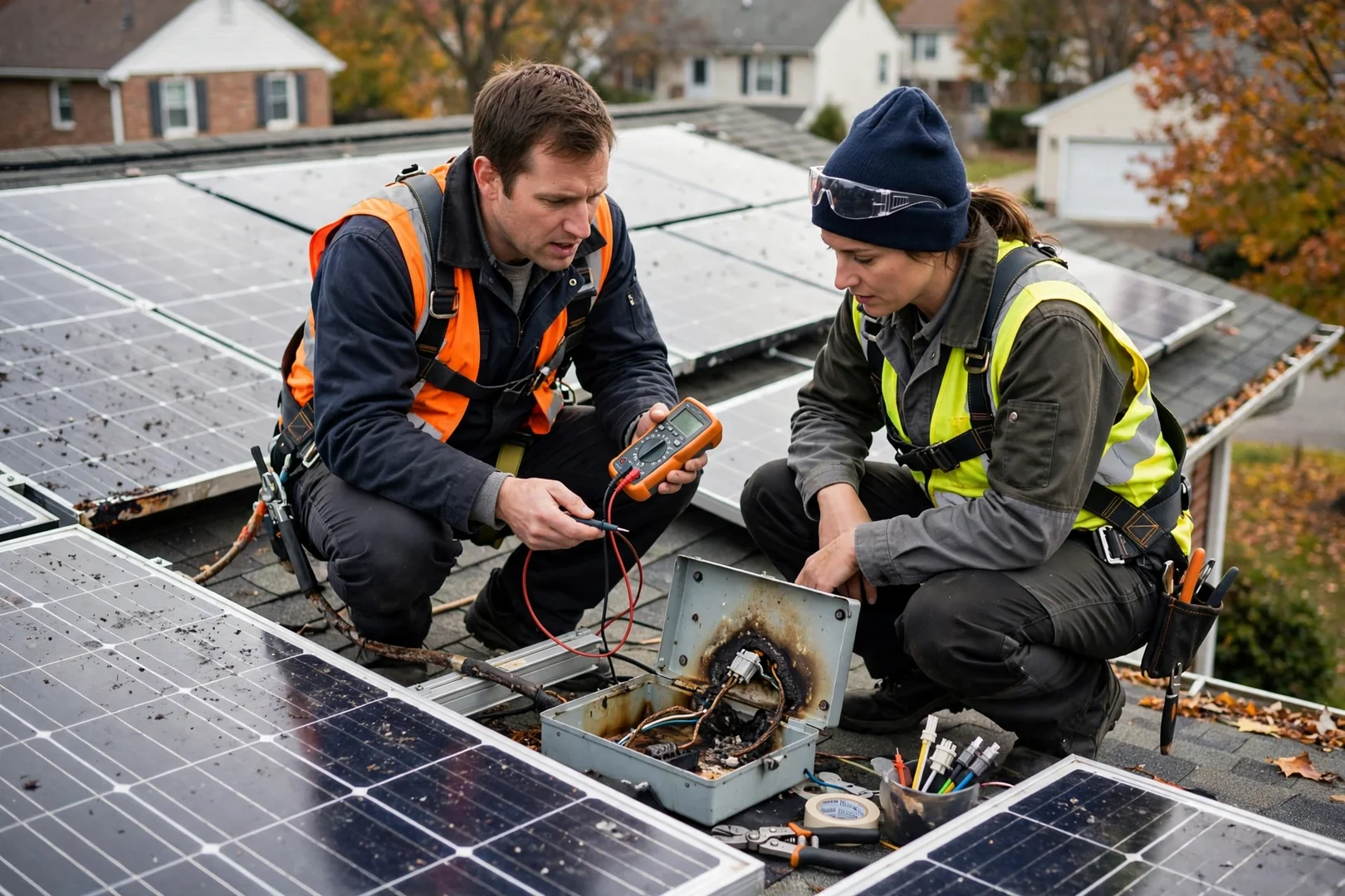 Written solar estimate reviewed with homeowner at kitchen table